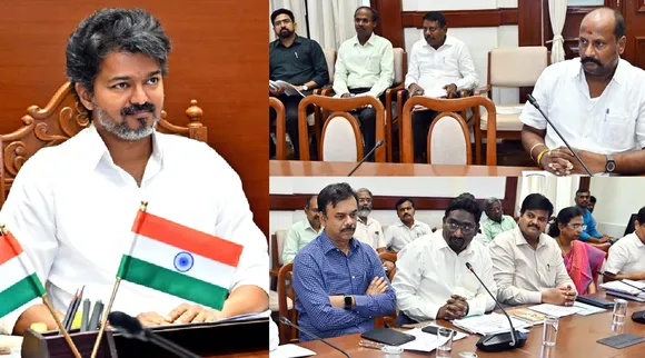 தமிழகம் முழுவதும் மகளிர் இலவச பேருந்து பயண திட்டம்: விஜய் ஆலோசனை