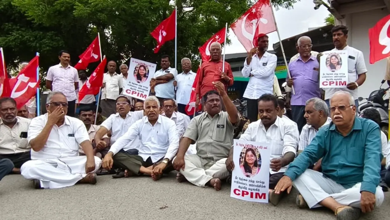 நீட் தேர்வுக்கு தயாராகி வந்த மாணவி தற்கொலை: கோவையில் மார்க்சிஸ்ட் போராட்டம்